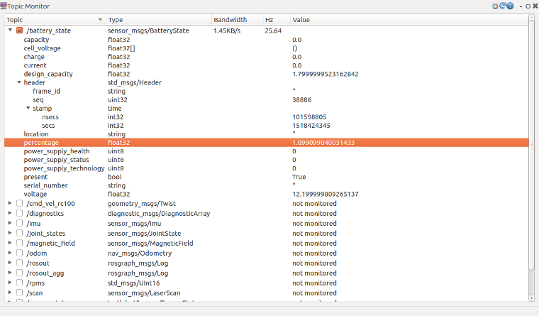 topic monitor battery state